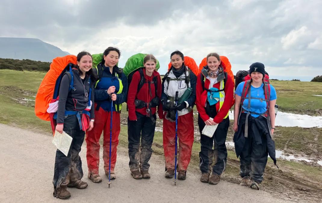 Gold DofE practice expedition brings Sixth Form participants great sense of achievement