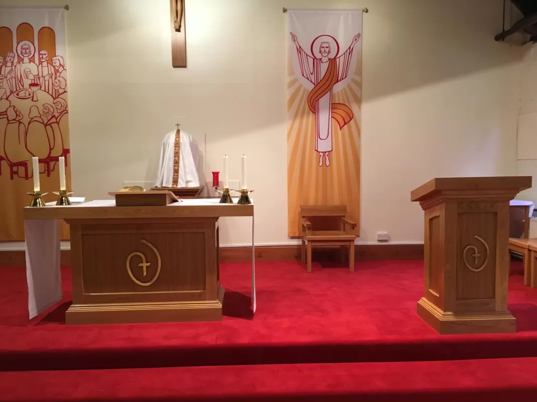 New Altar and Lectern