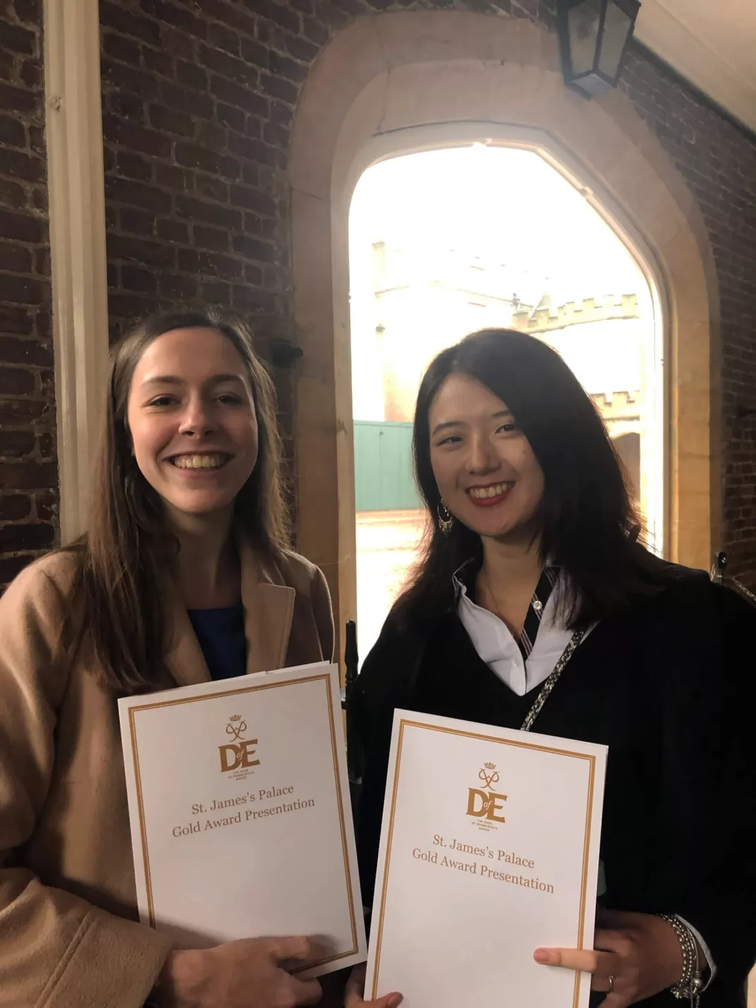 Alumnae receive gold Duke of Edinburgh's Awards