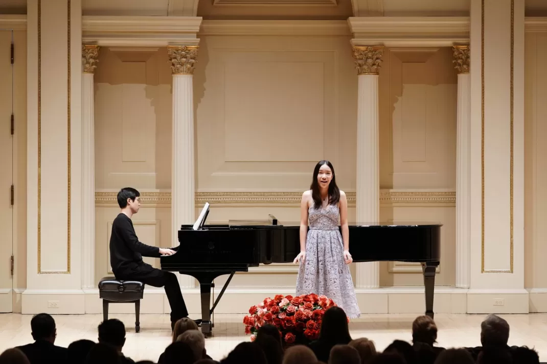 Jane sings at Carnegie Hall