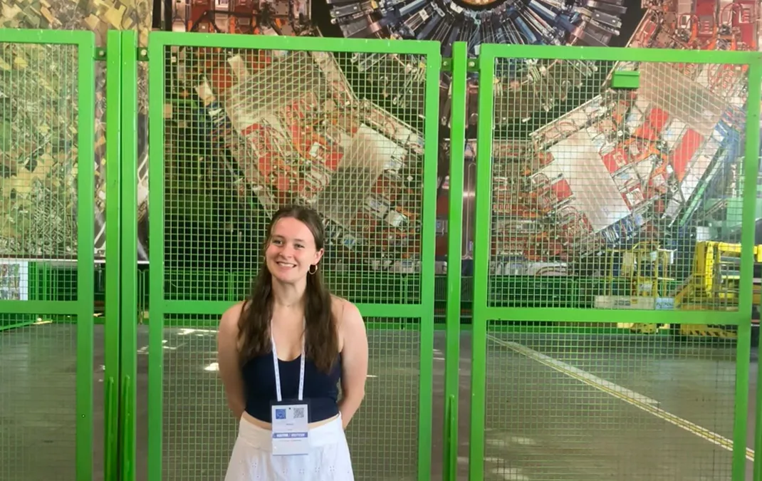 Particle physics summer school at CERN an ‘incredible experience’ for prize winner Anna