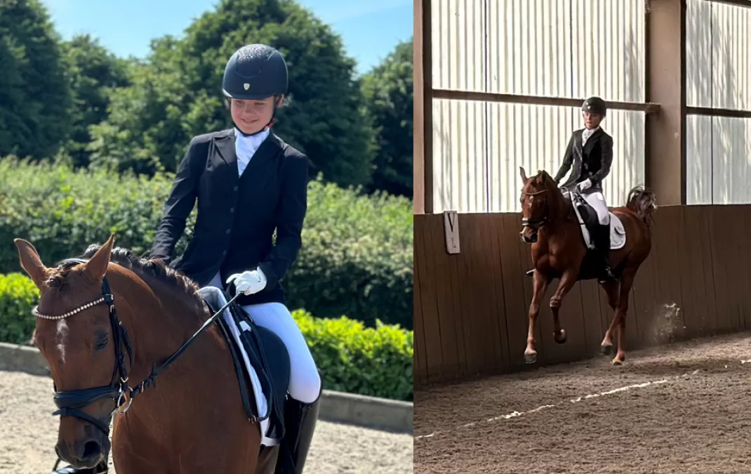 Dressage success for Antonina, Year 7, and horse Cassie