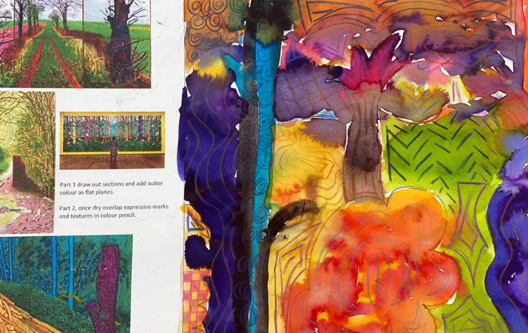 Local primary pupils enjoy new creative experiences at Woldingham art workshop