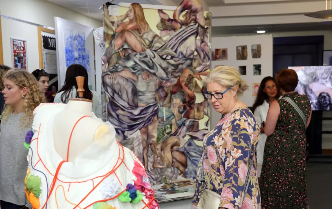 Summer exhibition showcases creativity and ambition of GCSE and A Level art and textiles students