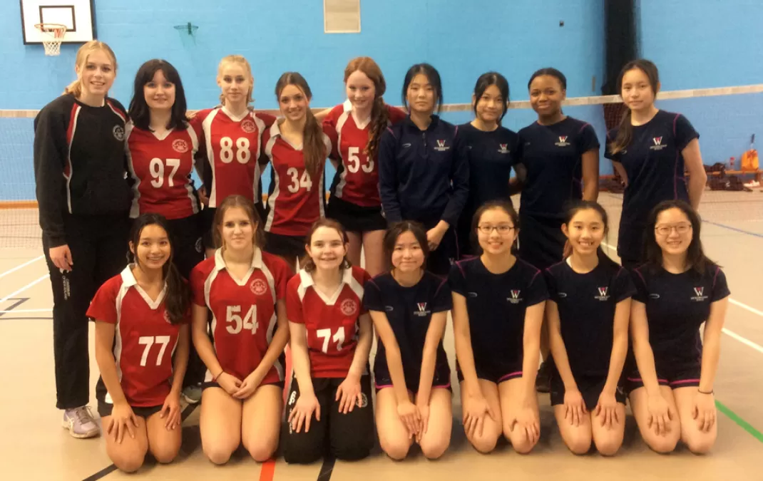 Newly-formed badminton team plays first competitive match