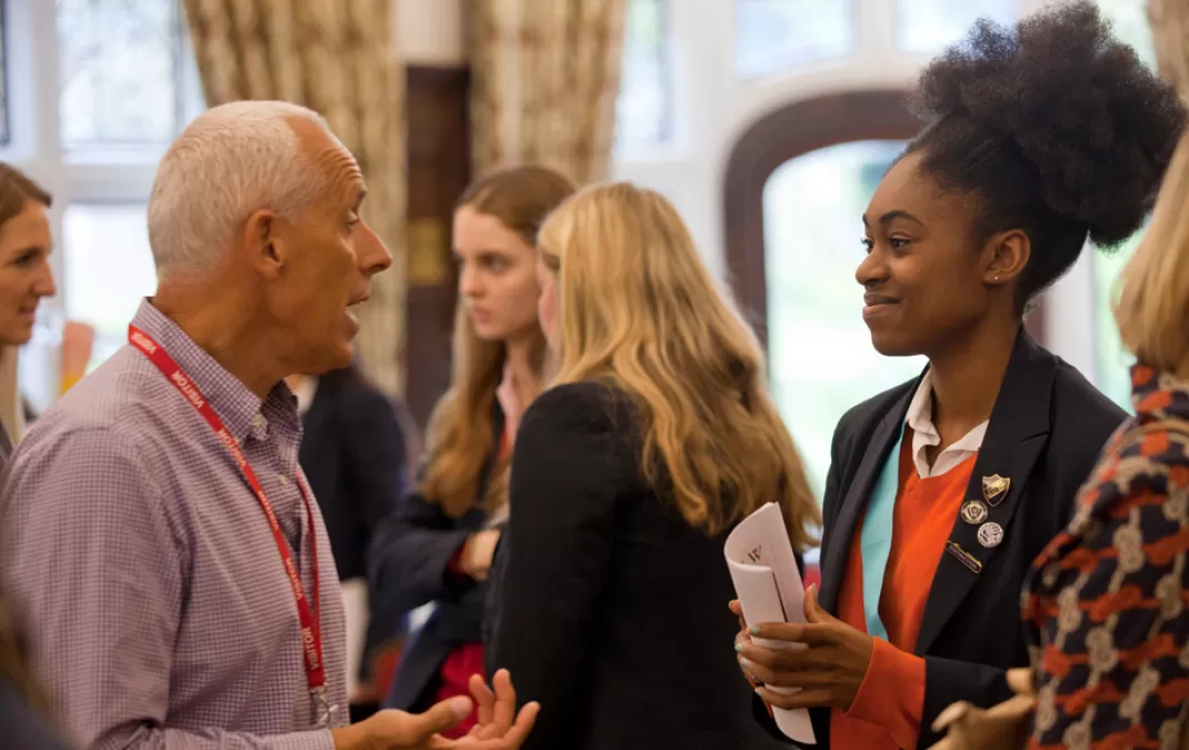 Upper Sixth students develop important career skills at networking breakfast