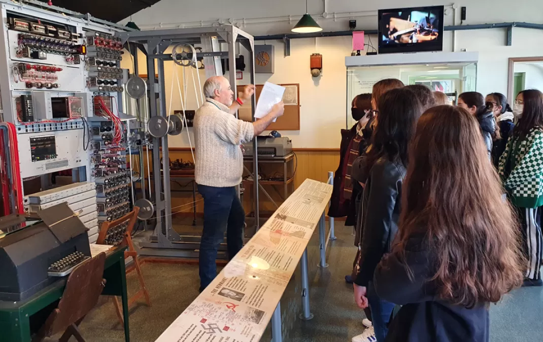 GCSE students delve into the history of computer science at Bletchley Park