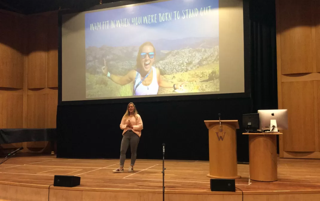 Students inspired to face fears at annual Dineen Lecture