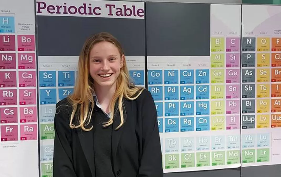 University of Bath awards Alice A* for chemistry project