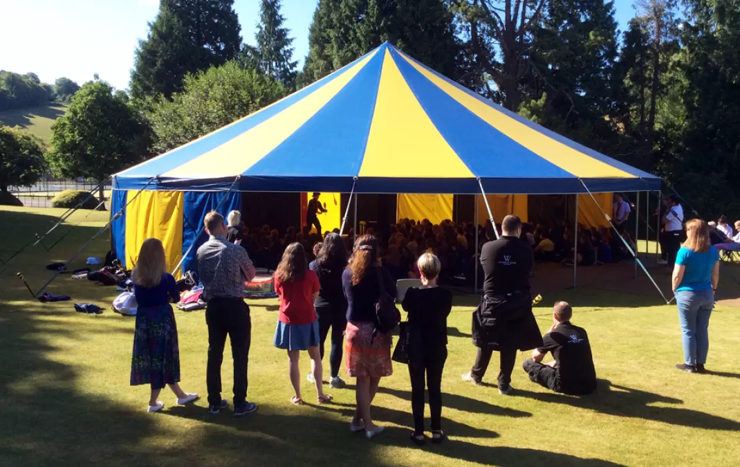 End of academic year celebrated with a circus, a fair and a party