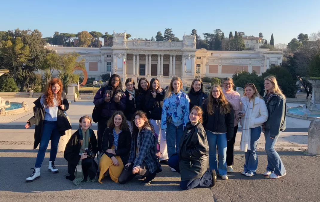 Student classicists and theologians absorb Rome’s culture and history on half term trip