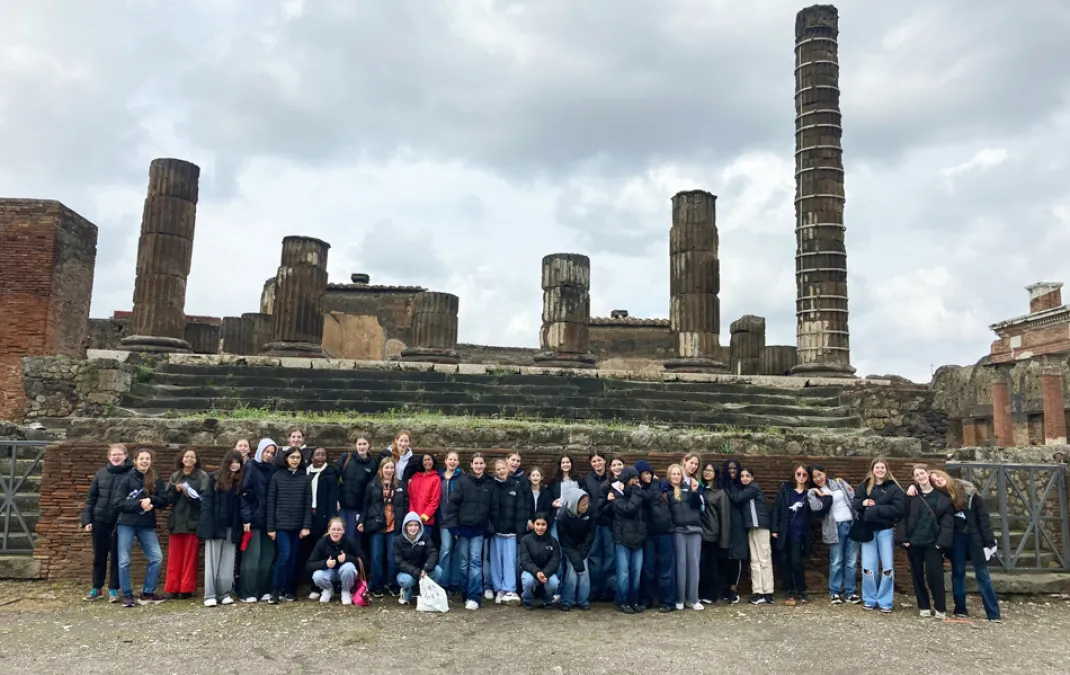 Pompeii and pizza on the menu for classics trip to the Bay of Naples
