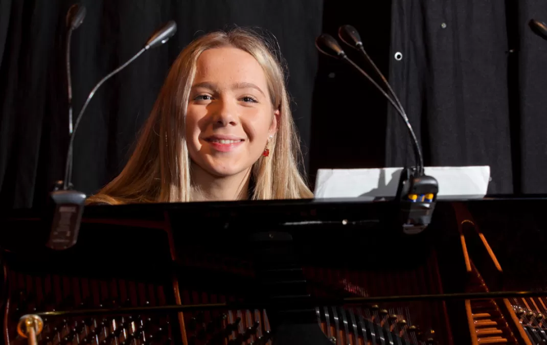 Music scholar Clemmie wins festival trophy and secures place on prestigious course for young composers