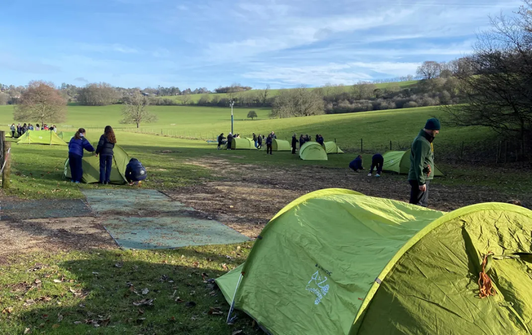 On site Duke of Edinburgh’s Award training prepares students for upcoming expeditions