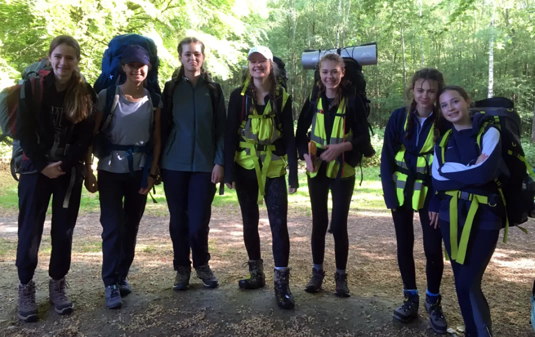 Bronze DofE adventurers overcome the ‘challenges’ of cows, camping on cold nights and very early starts