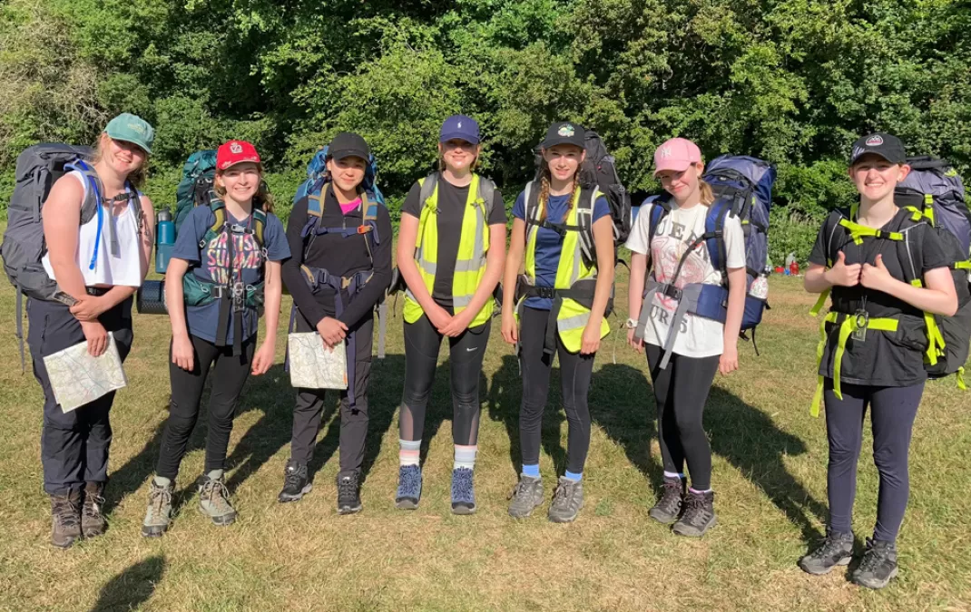 Year 9s get DofE Bronze Award qualifying expedition under their belts ahead of the summer break