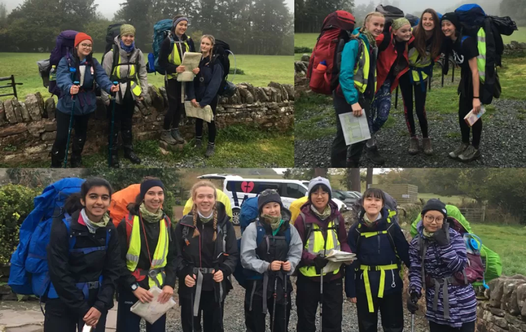 Students take bogs, fog and rain in their stride during successful Gold DofE qualifying expedition