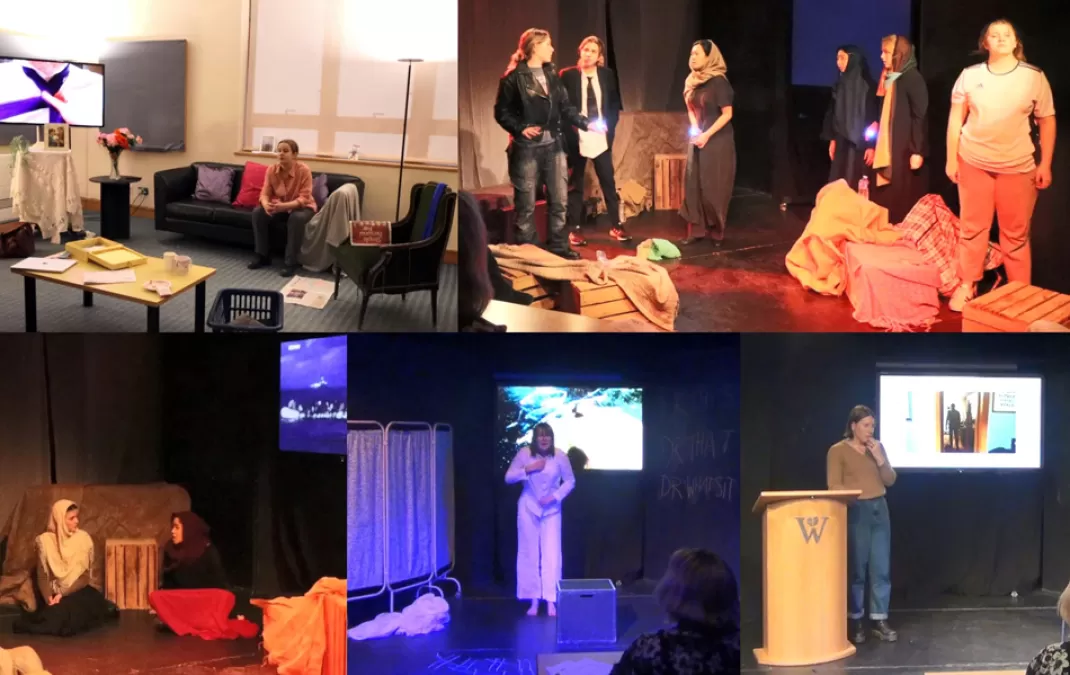 A Level Drama students show professionalism, maturity and talent in final performance exam