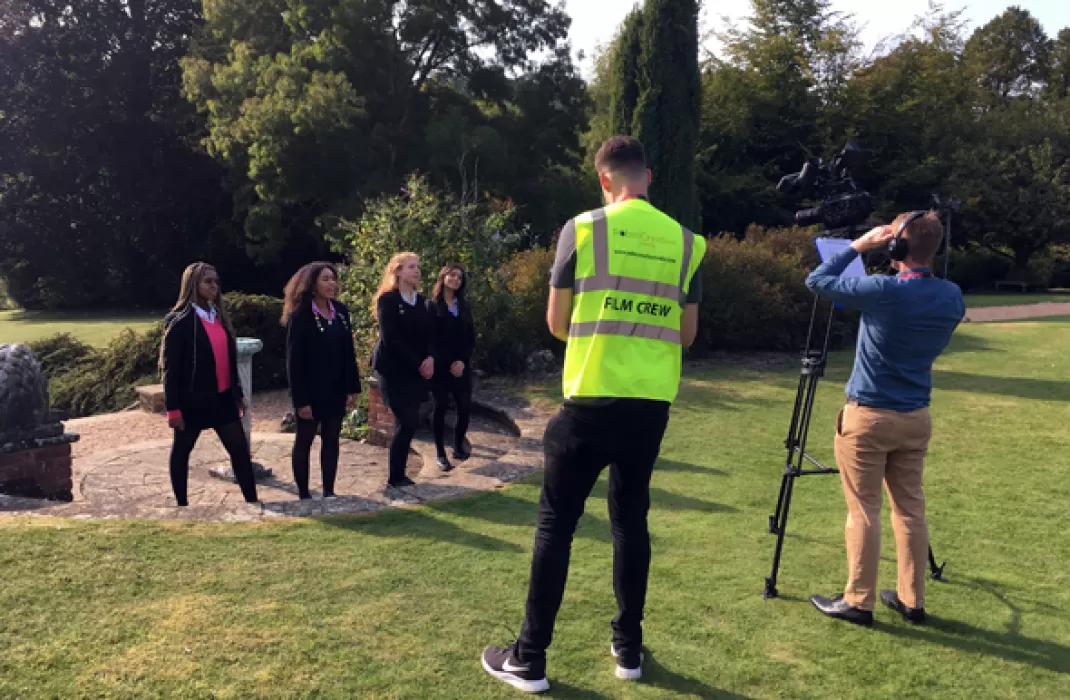 Head Girl team become movie stars for the day