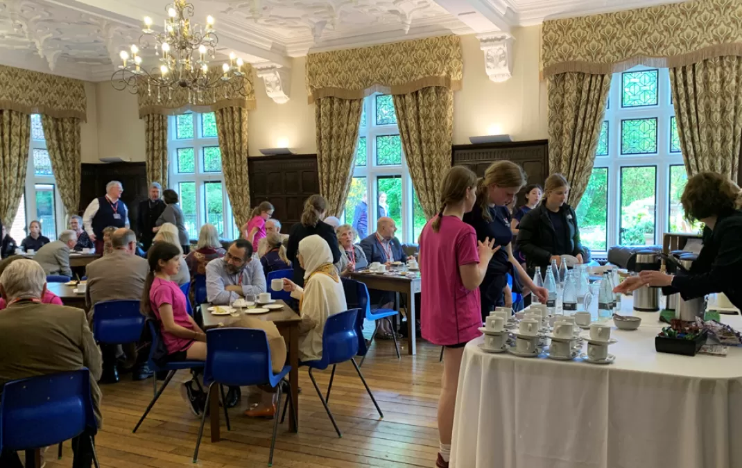 Year 7 grandparents enjoy afternoon tea and a tour