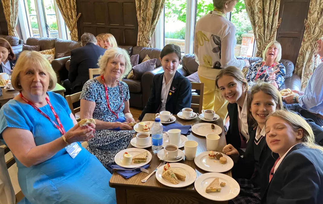 Year 7 grandparents enjoy the ‘grand tour’ and tea