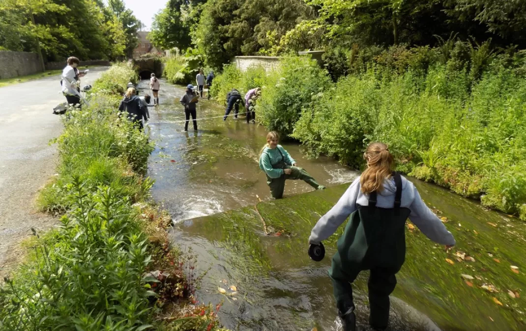Geographers explore the Jurassic coast and River Wey