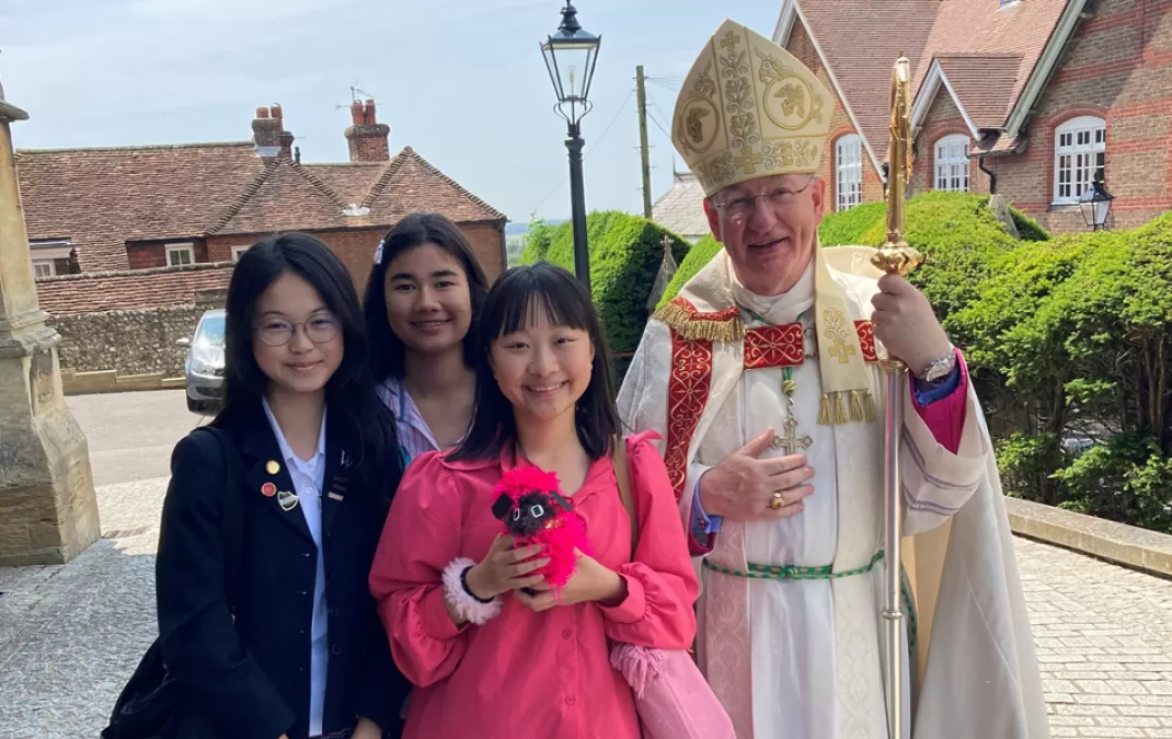 Students attend Good Shepherd Service, part of Arundel Cathedral’s 150th anniversary celebrations