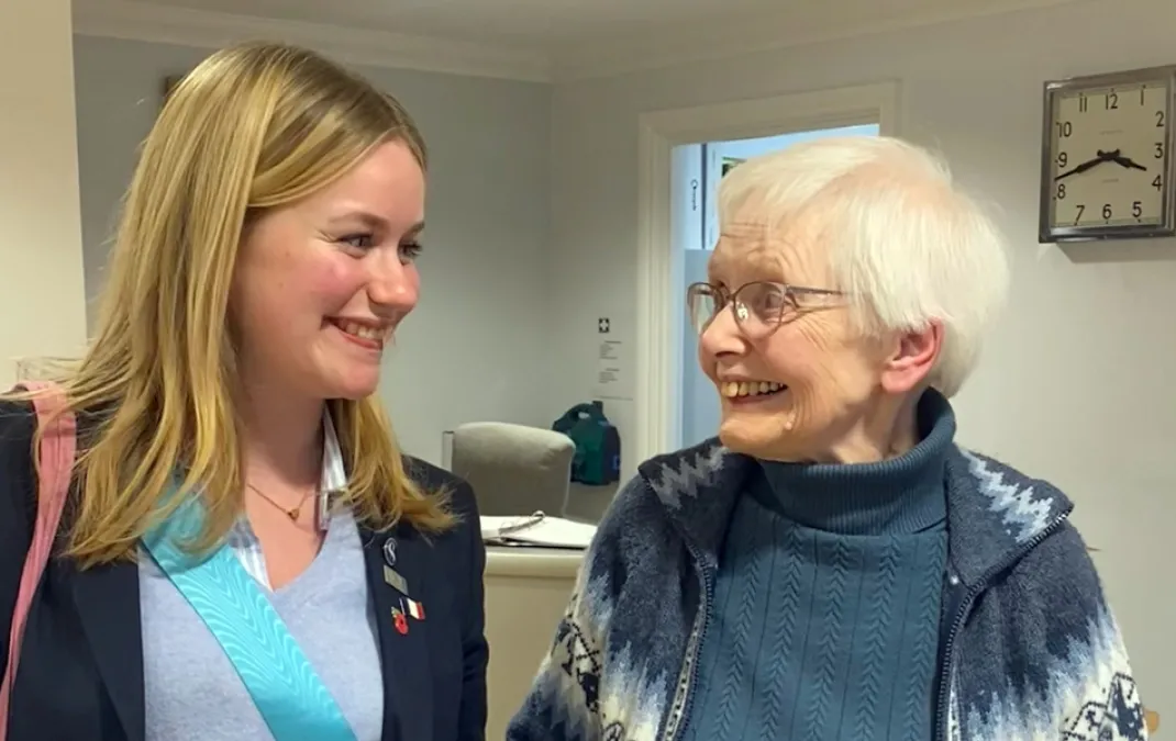 Former Woldingham Headmistress shares wonderful memories with Community Ribbon Isabelle