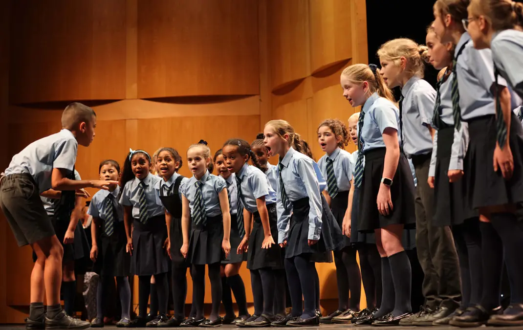 Junior choirs find their voice on Woldingham’s stage