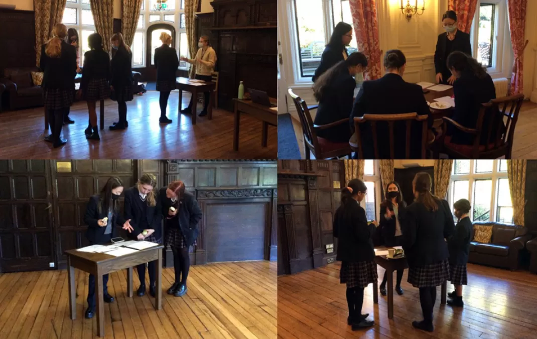 Upper Sixth Oxbridge applicants put through their paces by Kritikos students