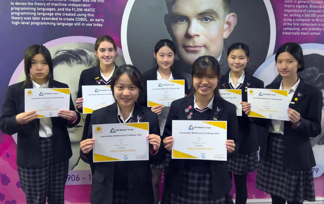 Gold awards galore for students in national maths competition