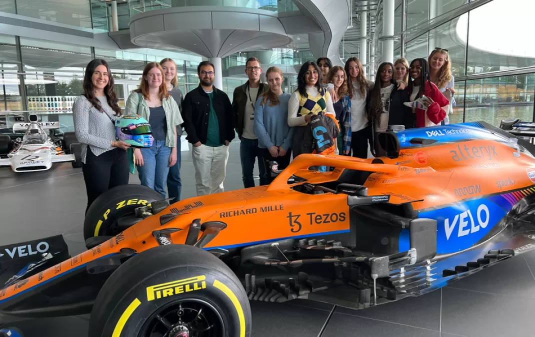 STEM Society trip to McLaren HQ a winning formula