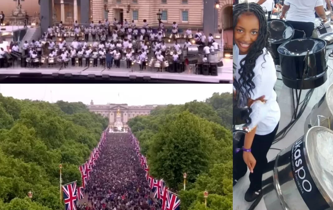 Megan makes music for the Queen at Platinum Jubilee Pageant