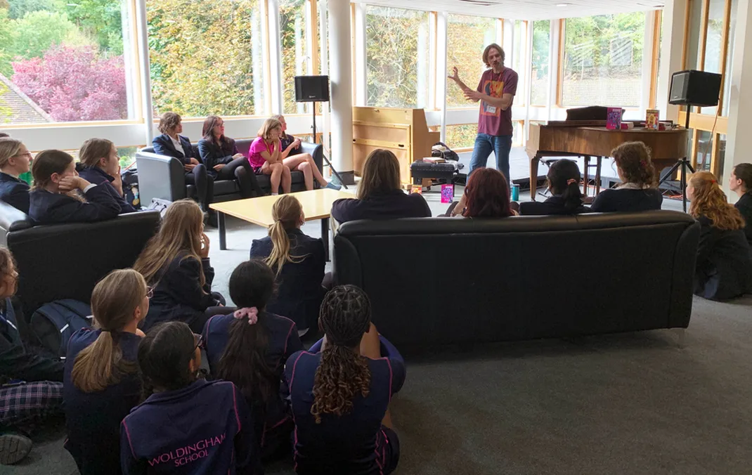 Woldingham celebrates National Poetry Day with slam champion poet and school competition