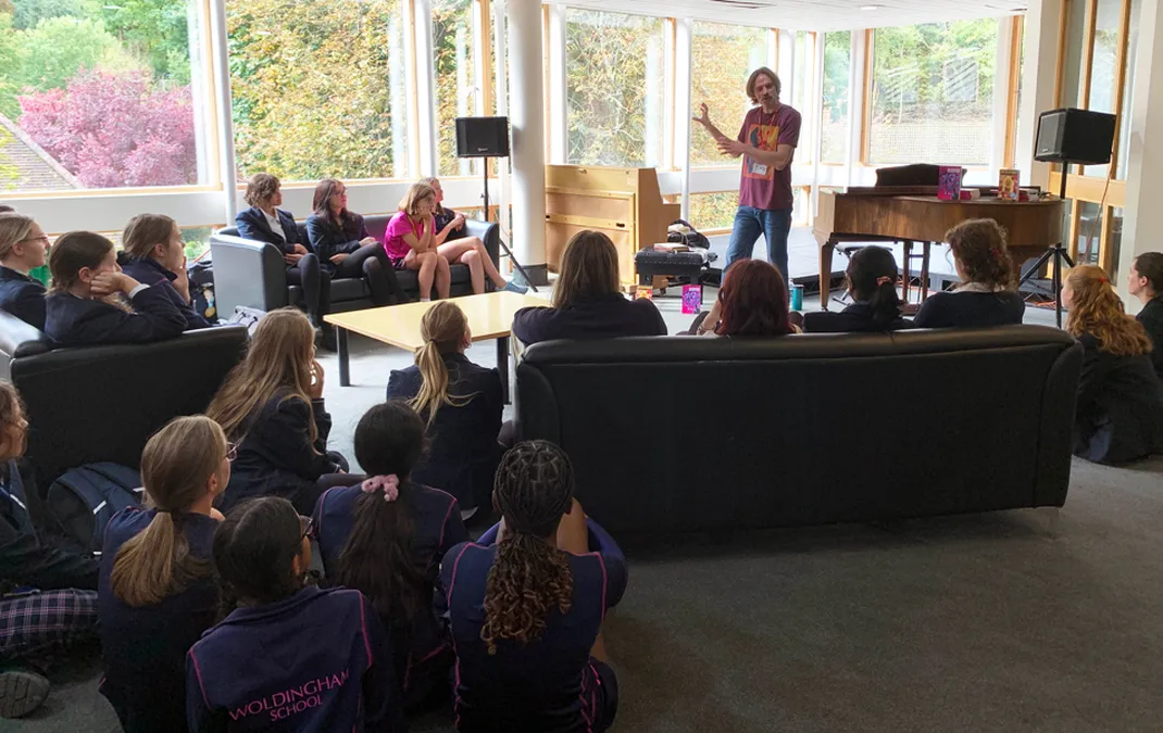 Woldingham celebrates National Poetry Day with slam champion poet and school competition