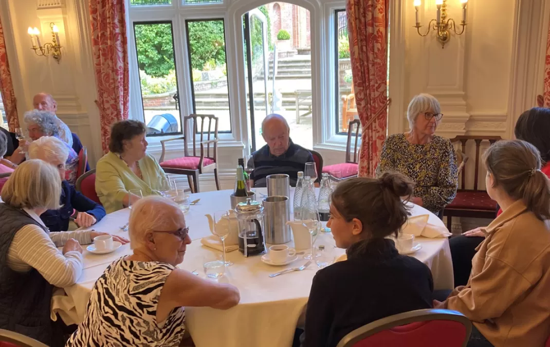 Woldingham hosts lunch for local parishioners