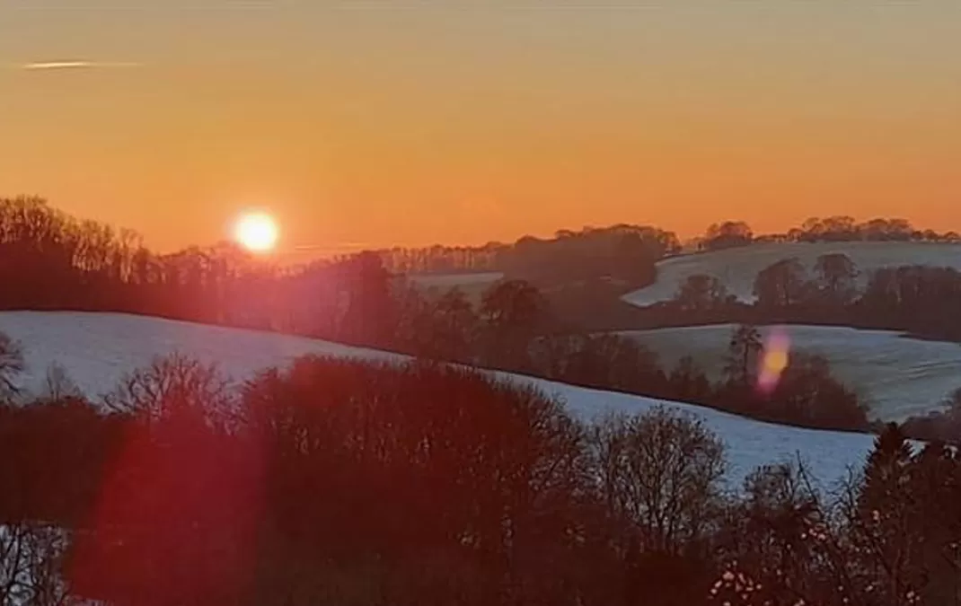 View from the valley – a snowy start to term