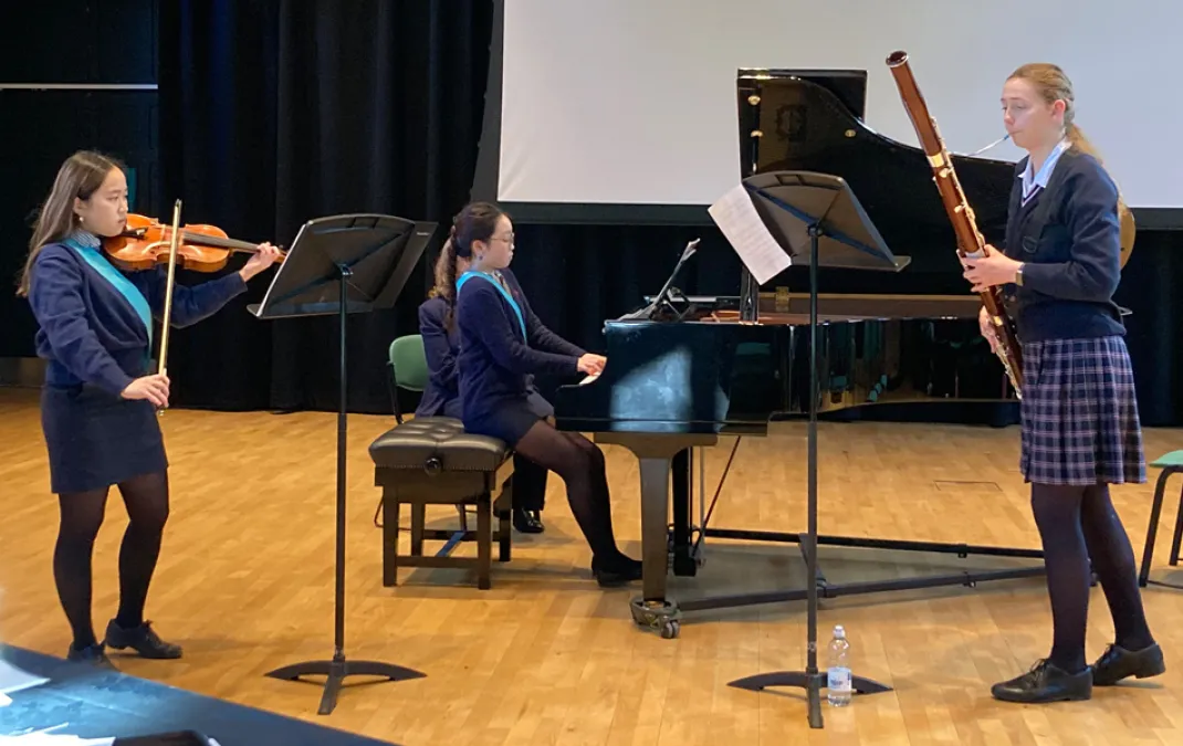 Woldingham chamber ensembles through to semi-finals of prestigious Pro Corda Festival