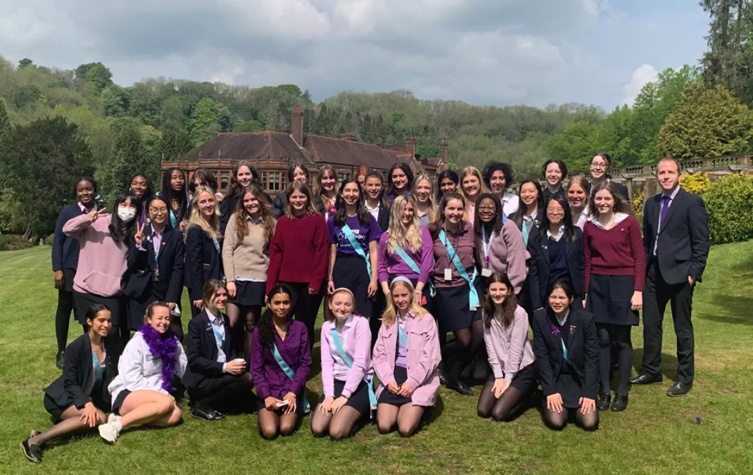 Lower Sixth students wear purple to raise funds for Young Epilepsy