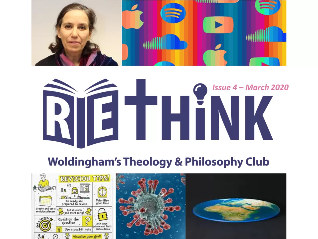 Spring term edition of REthink magazine from Woldingham's Theology & Philosophy Club