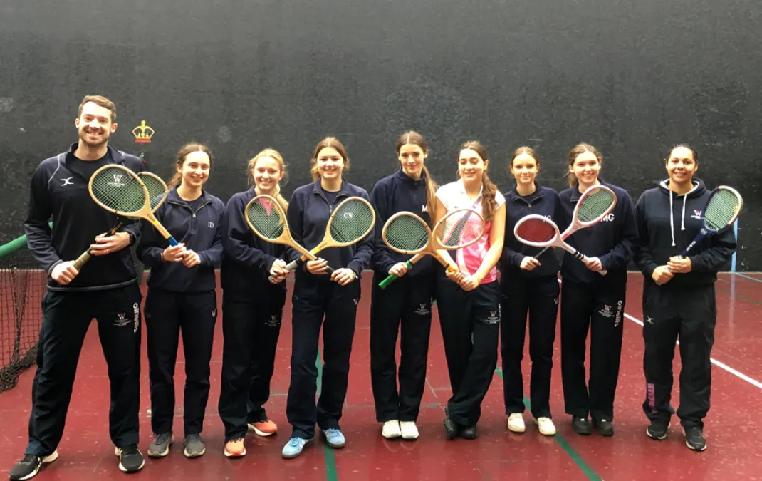 New rules for A Level PE students as they discover the centuries-old sport of real tennis