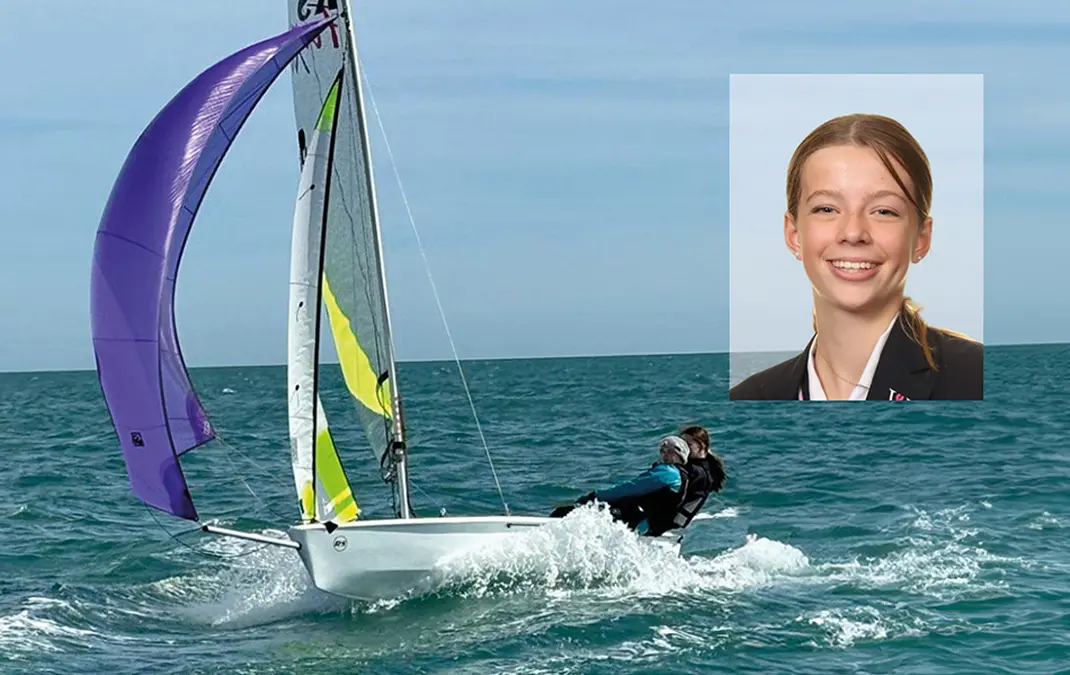 Lucy demonstrates strength and stamina at national sailing championships