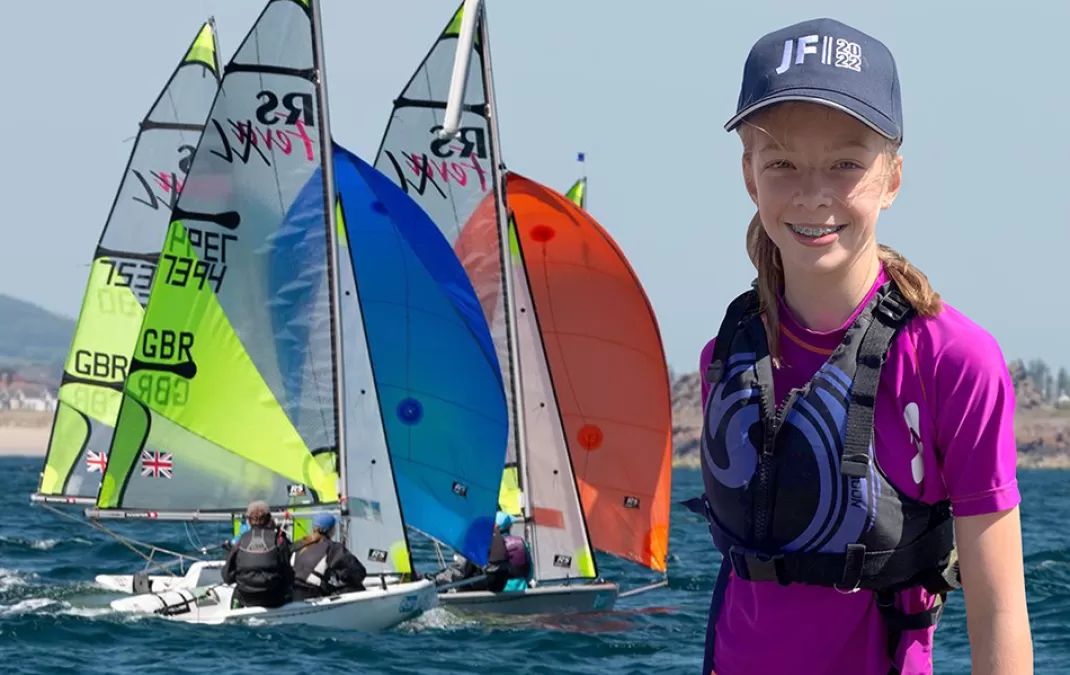National sailing championships an exhilarating experience for Lucy