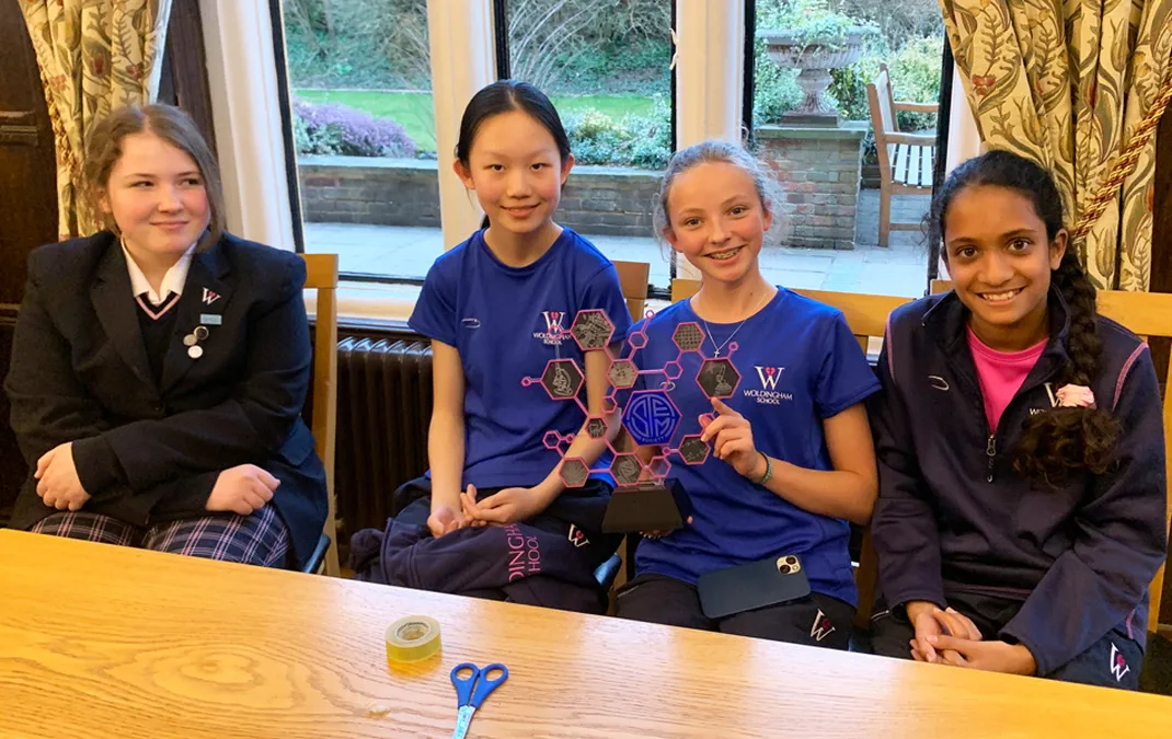 Woldingham marks British Science Week with crystallisation, competition, footprint traps and more