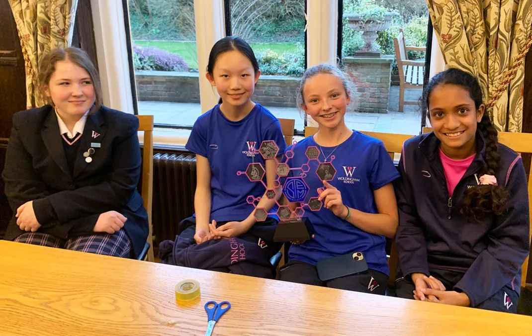 Woldingham marks British Science Week with crystallisation, competition, footprint traps and more