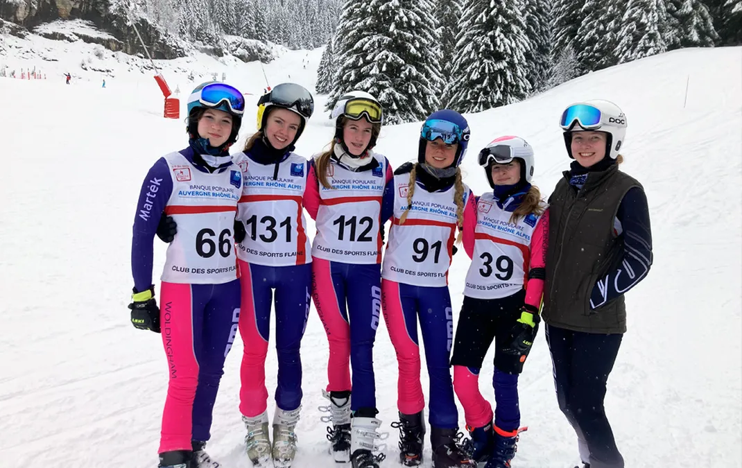 Woldingham Ski Team shines at British Schoolgirls’ Races