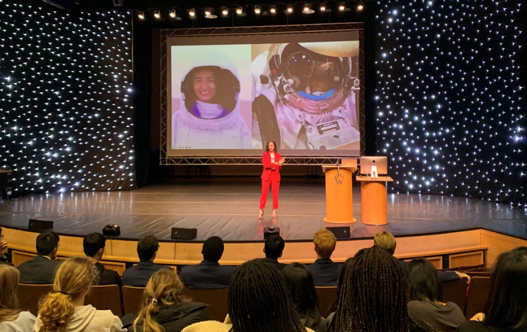 Speakers show students that the sky is not the limit