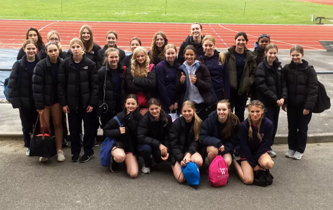 U14 and U15 athletes compete at District Championships