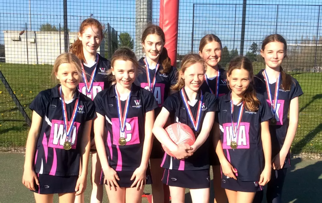 U12 netballers finish the (snow-delayed) season on a high