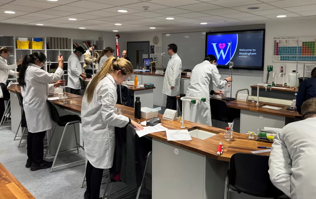 Woldingham chemists finish ‘top of the bench’ in competition heat